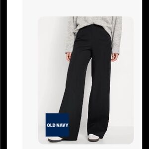 BRAND NEW Old Navy Women's Jet Black High-Waisted Super Wide-Leg Pants NWT